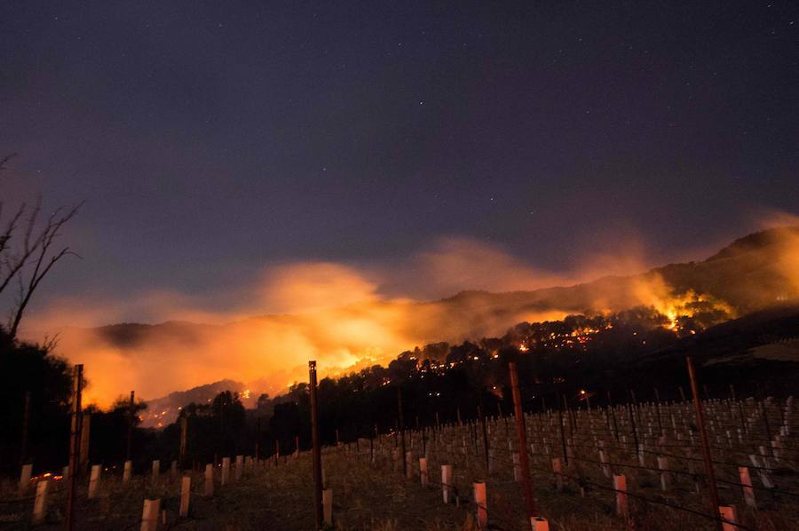 Fotos de la devastación ocurrida en California tras los diferentes incendios que han provocado una pérdida de 46.500 hectáreas.