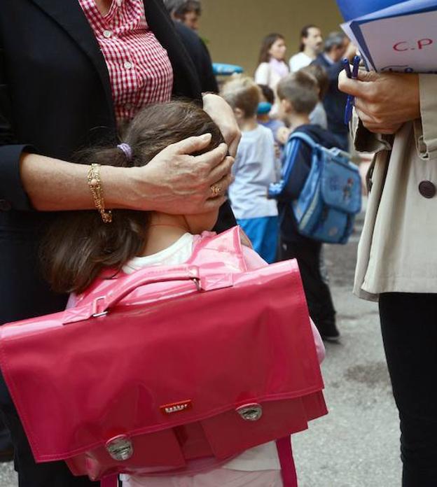 Alumnas durante el primer día del curso. 