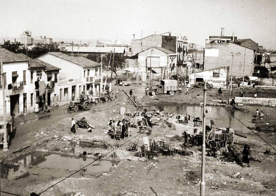 Efectos de la riada de 1957 en la ciudad de Valencia