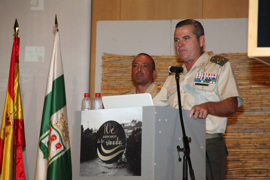 El Verger rinde homenaje a los héroes de la riada del Girona 10 años después