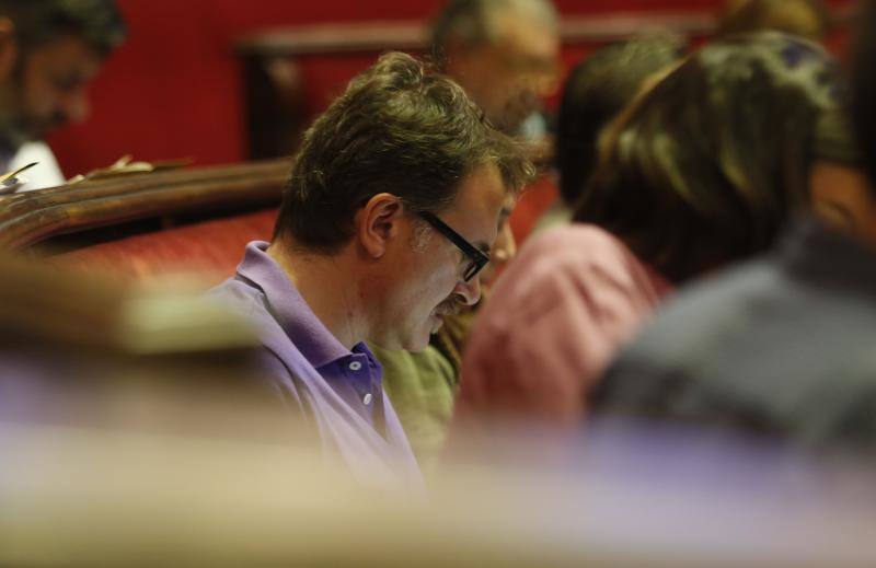 Fotos del pleno del Ayuntamiento de Valencia