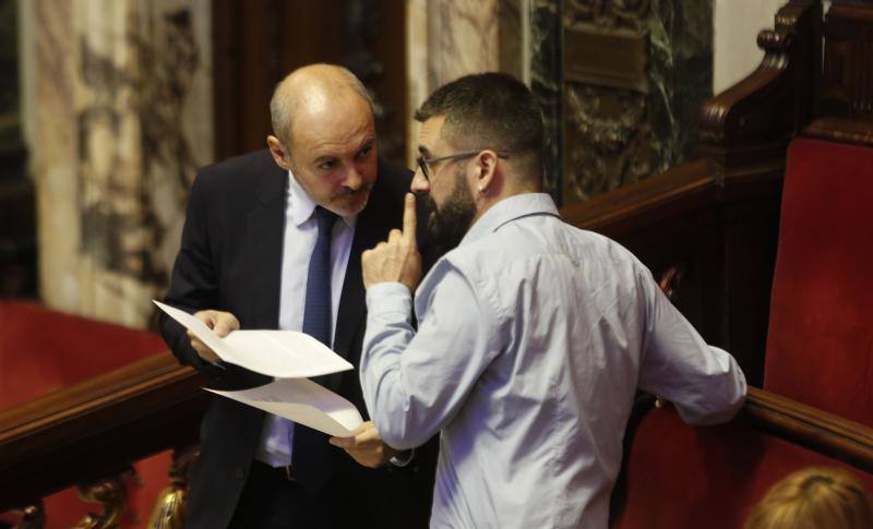 Fotos del pleno del Ayuntamiento de Valencia