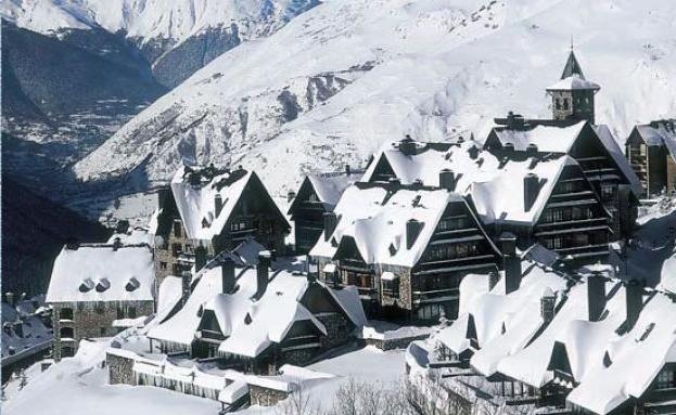 Estación de esquí de Baqueira Beret, en el Valle de Arán (Lérida)