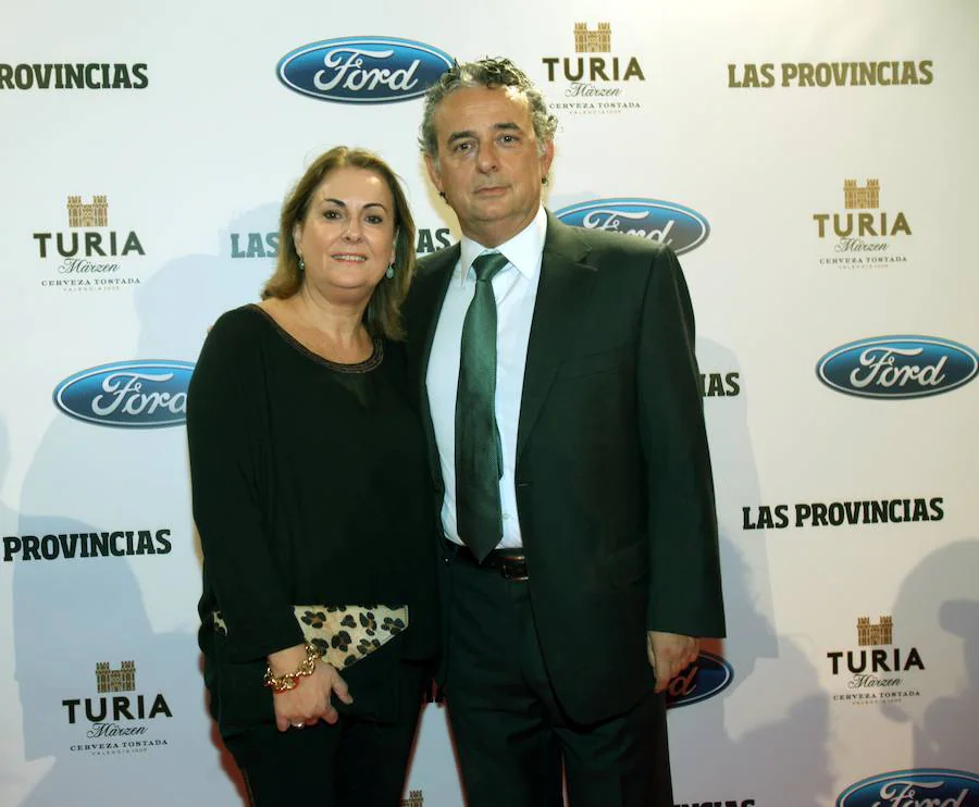 El periodista y columnista de LAS PROVINCIAS Paco Lloret y su mujer, Yolanda Díaz Plaza. 