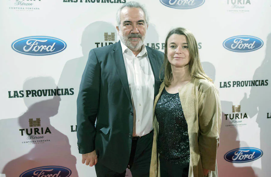 Pepe Pérez, gerente de Comunicación de Ford España, y Nuria Sanz.