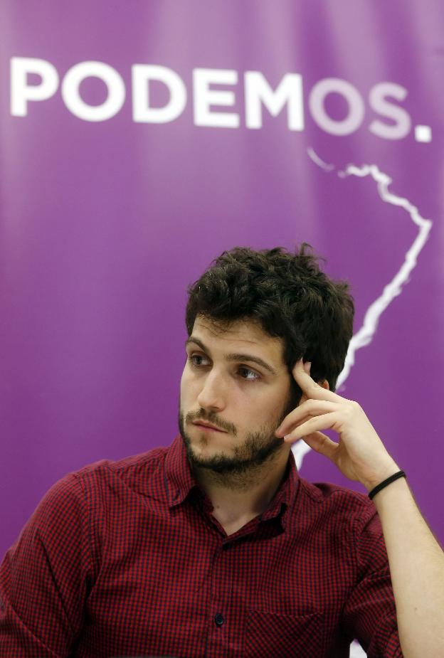 El líder de Podemos en la Comunitat, Antonio Estañ. 