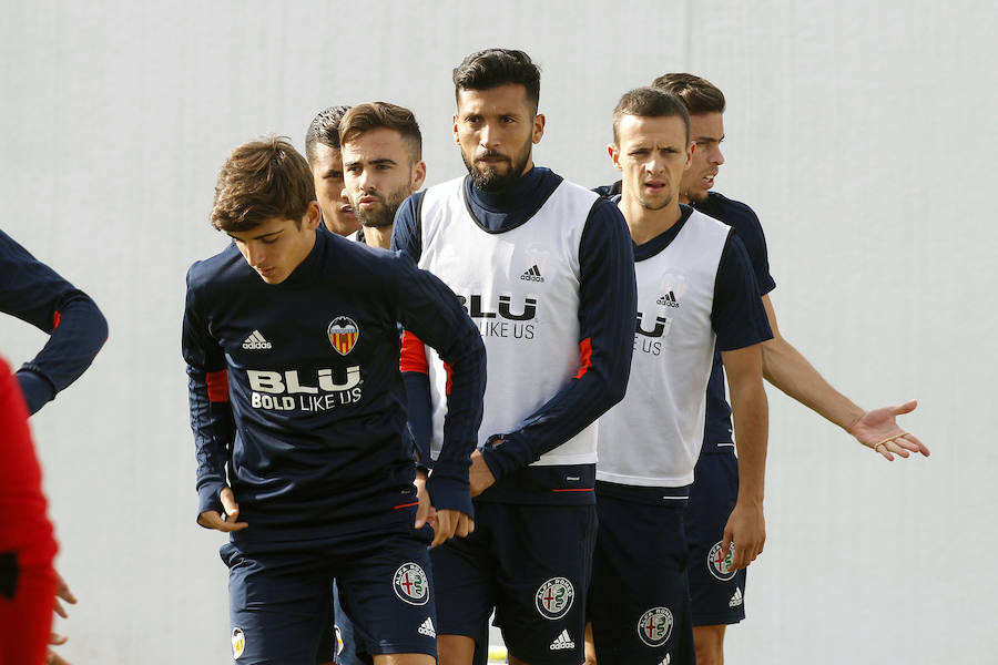 El Valencia CF ya prepara su compromiso ante el Leganés. El equipo de Marcelino quiere seguir imbatido esta temporada y lo intentará hacer el sábado ante un duro rival que solo ha encajado tres goles en Liga