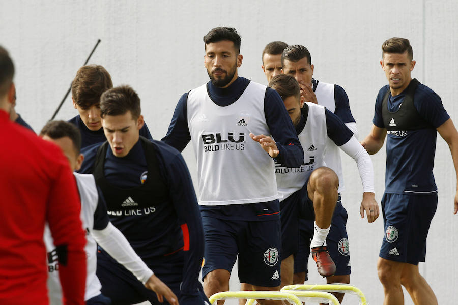 El Valencia CF ya prepara su compromiso ante el Leganés. El equipo de Marcelino quiere seguir imbatido esta temporada y lo intentará hacer el sábado ante un duro rival que solo ha encajado tres goles en Liga