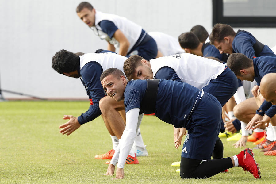 El Valencia CF ya prepara su compromiso ante el Leganés. El equipo de Marcelino quiere seguir imbatido esta temporada y lo intentará hacer el sábado ante un duro rival que solo ha encajado tres goles en Liga