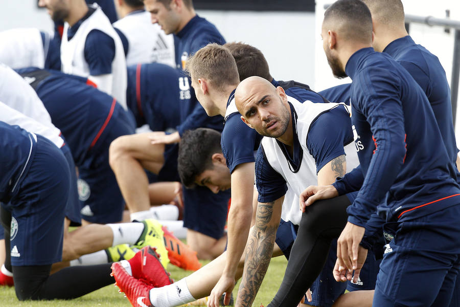 El Valencia CF ya prepara su compromiso ante el Leganés. El equipo de Marcelino quiere seguir imbatido esta temporada y lo intentará hacer el sábado ante un duro rival que solo ha encajado tres goles en Liga