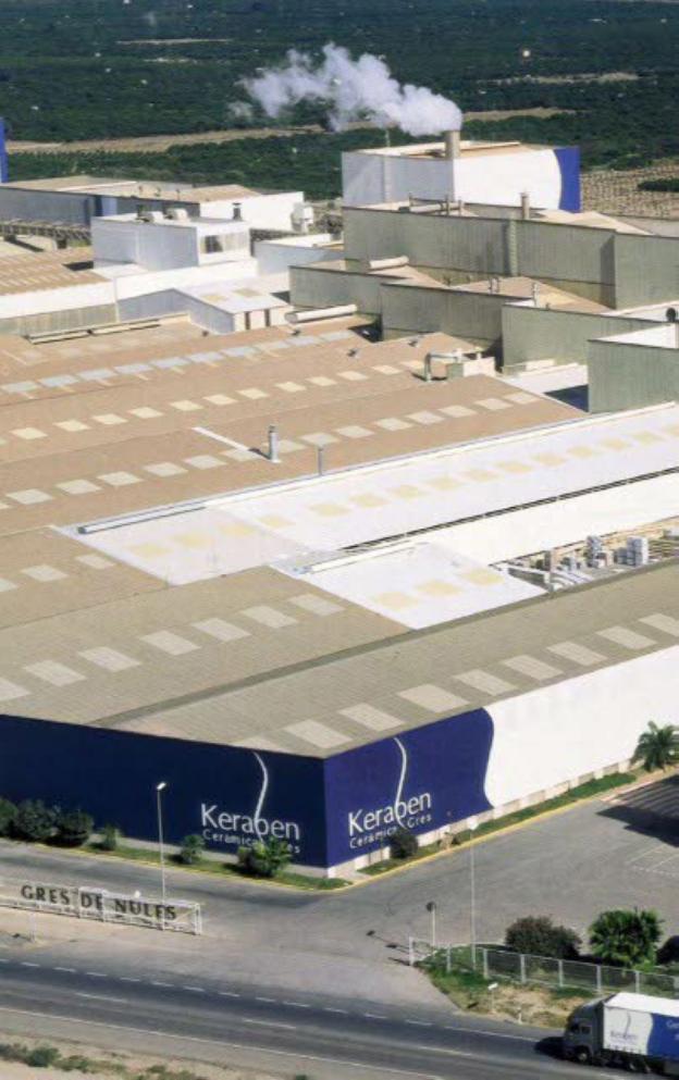 Instalaciones centrales de Keraben en Nules (Castellón). 