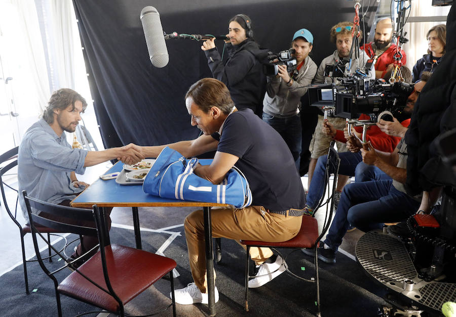 Fotos del rodaje de &#039;El desentierro&#039; con Leonardo Sbaraglia en Valencia