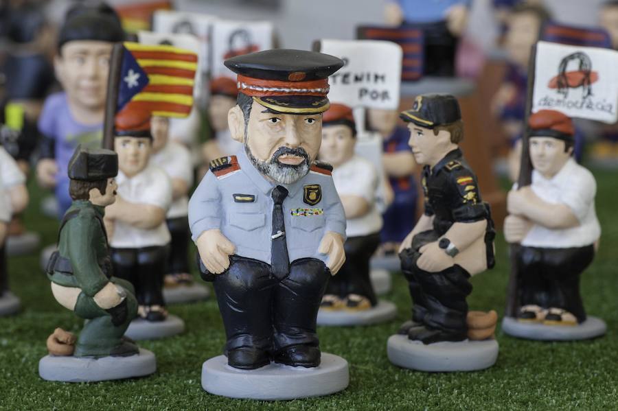 Caganers de Guardia Civil y Policía Nacinal con Josep Lluis Trapero.