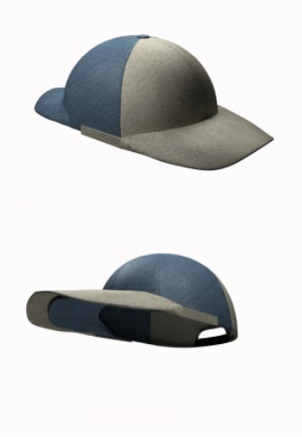 5. Ángel García también es el creador de la gorra desplazable perfeccionada. Una prenda con la capacidad de tener una visera más amplia, o incorporar una visera lateral. Este producto posee, en los dos laterales, una serie de agujeros que le permiten acoplar la visera desplazable, que se mantiene sujeta con dos puntos de anclaje. 