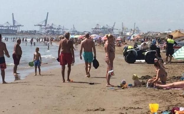 Malvarrosa y Pinedo perderán hasta 24 metros de playa en este siglo