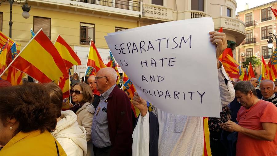 Fotos de la manifestación valencianista en Valencia