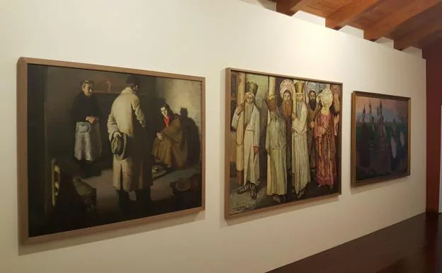 Exposición. Apóstoles y cirialots, de Juan Genovés. 