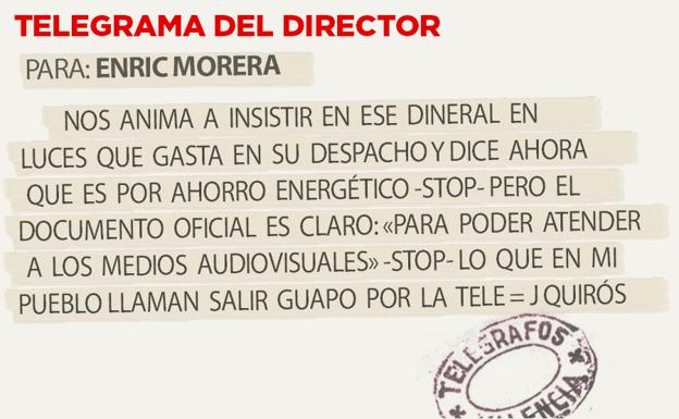 TELEGRAMA PARA eNRIC mORERA