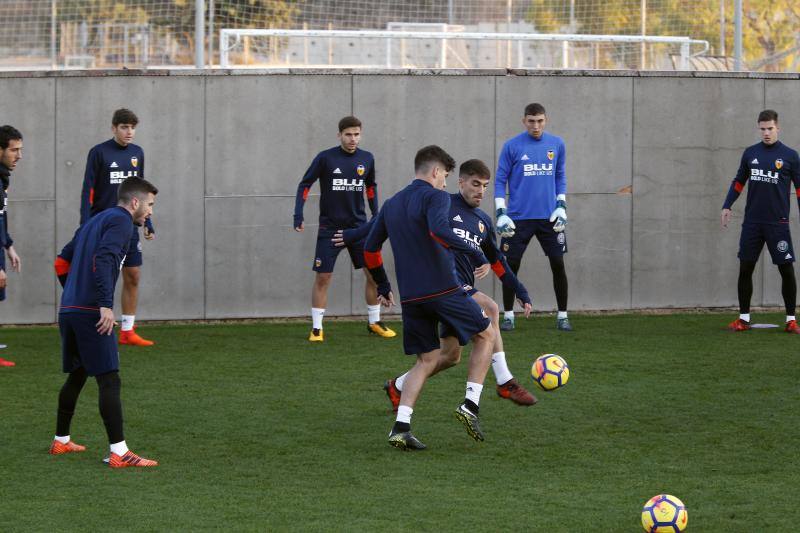 Los de Marcelino se preparan para su partido contra el Espanyol