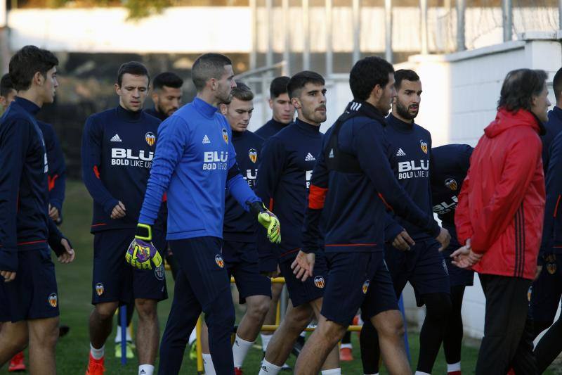 Los de Marcelino se preparan para su partido contra el Espanyol