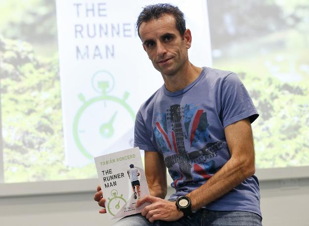 El exatleta profesional Fabián Roncero, ayer en Valencia. 