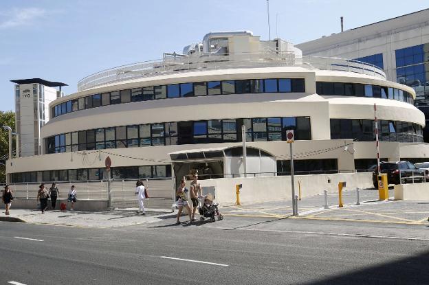 Instalaciones del Instituto Valenciano de Oncología (IVO) en en barrio de Campanar. 