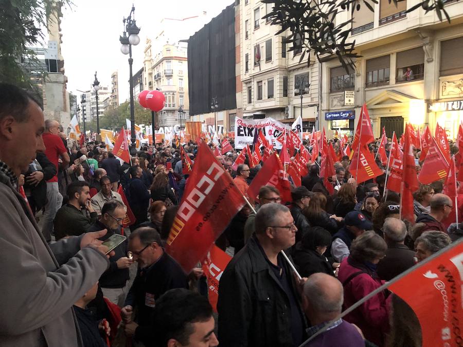 Fotos de la manifestación en Valencia por una financiación justa