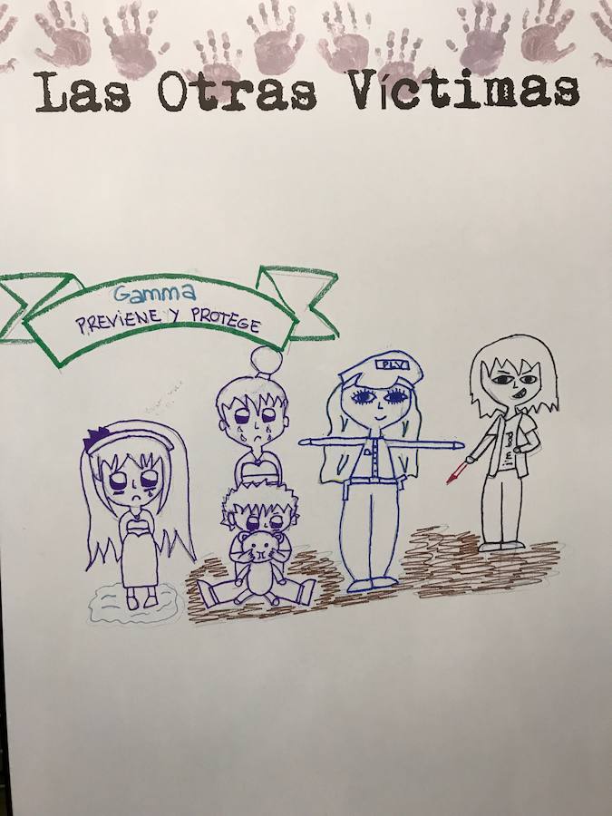 La muestra 'Las otras víctimas' recoge dibujos de hijos de víctimas de maltrato machista, que reflejan cómo ven la situación sus afectados más invisibles. Impulsada desde la Policia Local de Valencia, podrá visitarse hasta el 30 de noviembre en el Salón de Cristal del Ayuntamiento de Valencia. 