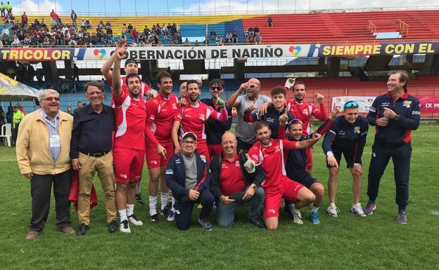 La alegría de los campeones.