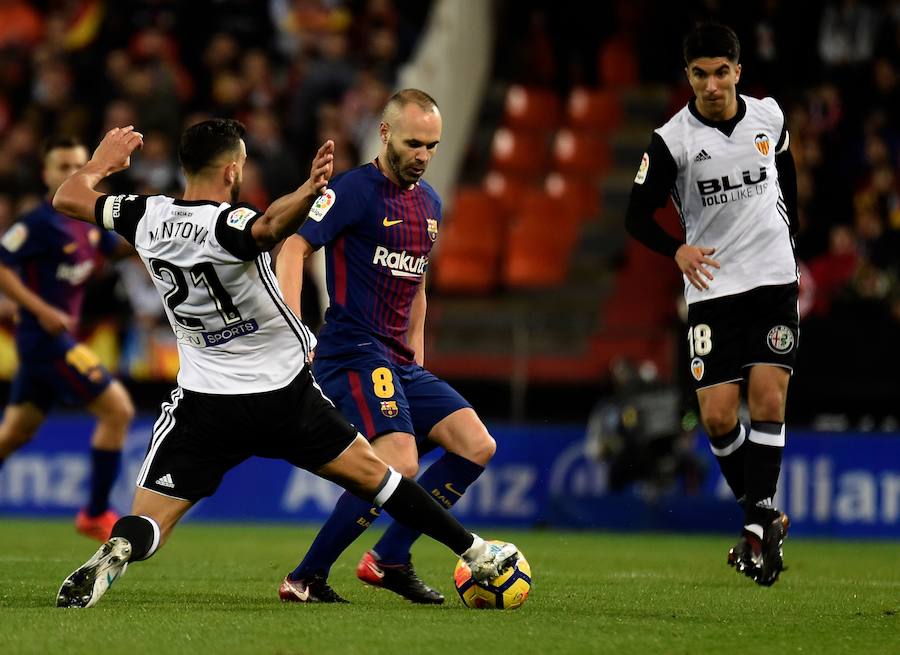 Estas son las mejores imágenes que deja el choque de la jornada 13 en Mestalla