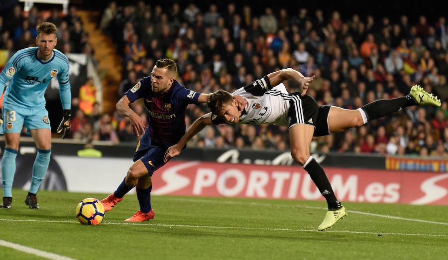 Estas son las mejores imágenes que deja el choque de la jornada 13 en Mestalla