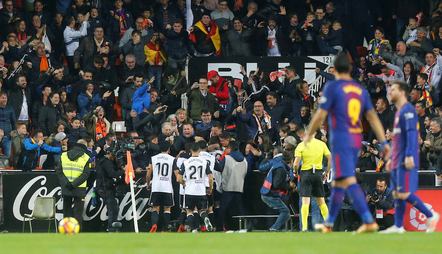 Estas son las mejores imágenes que deja el choque de la jornada 13 en Mestalla