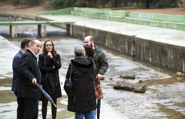 Visita al municipio. 