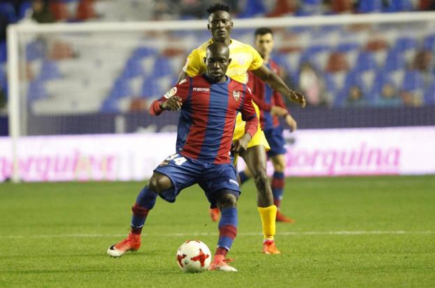 Youssouf, el martes en el partido contra el Girona. 