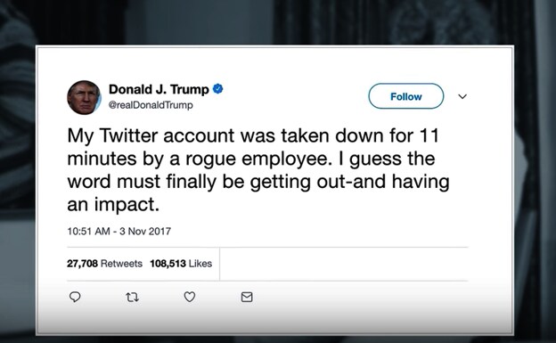 El ex trabajador de Twitter que borró la cuenta de Trump: «No hice nada que no estuviera autorizado a hacer»