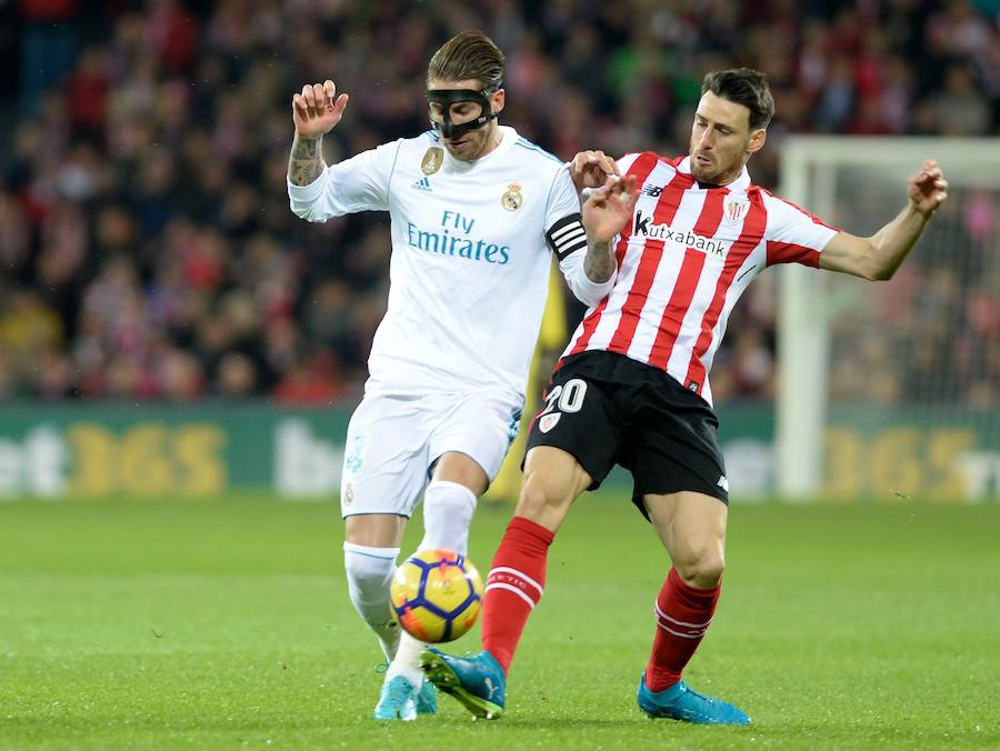 El conjunto blanco no logró pasar del empate en San Mamés en un partido en el que ningún equipo consiguió hacer gol.