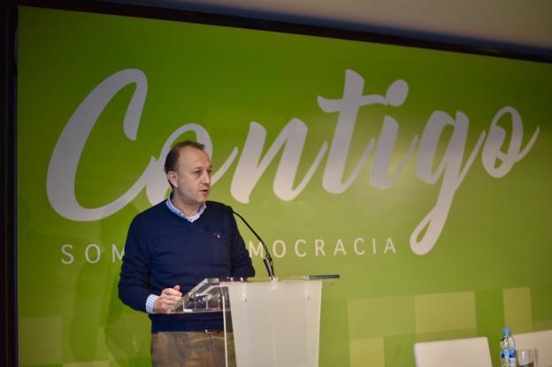 Marí, ayer, durante su intervención en el congreso. 