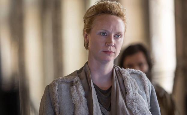 Gwendoline Christie, en 'Los Juegos del hambre'. 