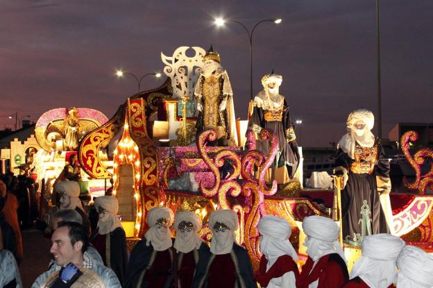 Imagen de archivo de la cabalgata de Reyes Magos celebrada en enero de este año. 