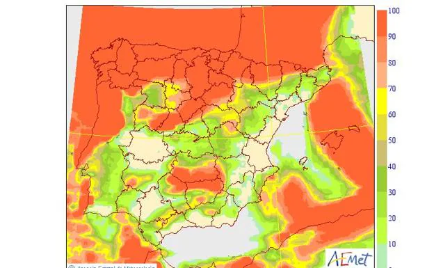La borrasca 'Ana' traerá a España 24 horas de intensas lluvias y vientos