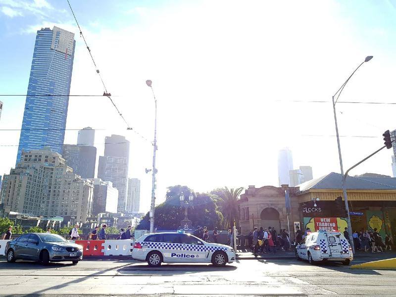 Fotos del atropello múltiple en Melbourne