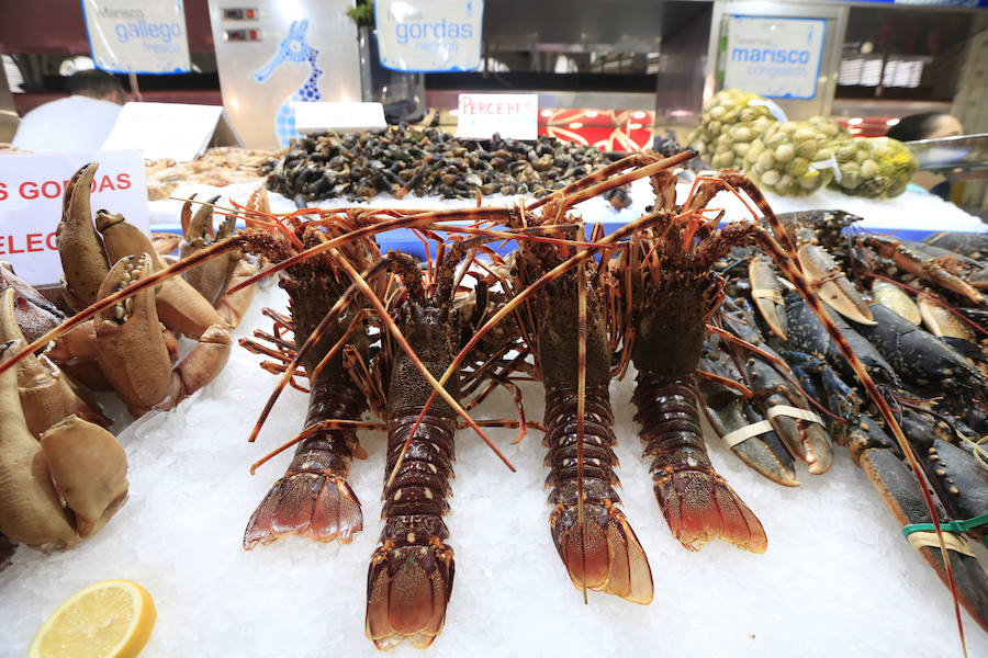 Fotos de los mercados de Valencia en Navidad