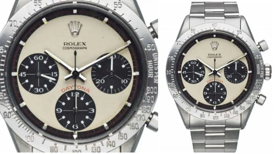 Reloj: El Cosmograph Daytona que la esposa de Paul Newman le regaló en 1972, con romántica dedicatoria incluída, se subastó por 17,8 millones de dólares.