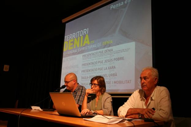 Maria Josep Ripoll en la presentación del Plan General Estructural de Dénia que tuvo lugar a finales de octubre. 