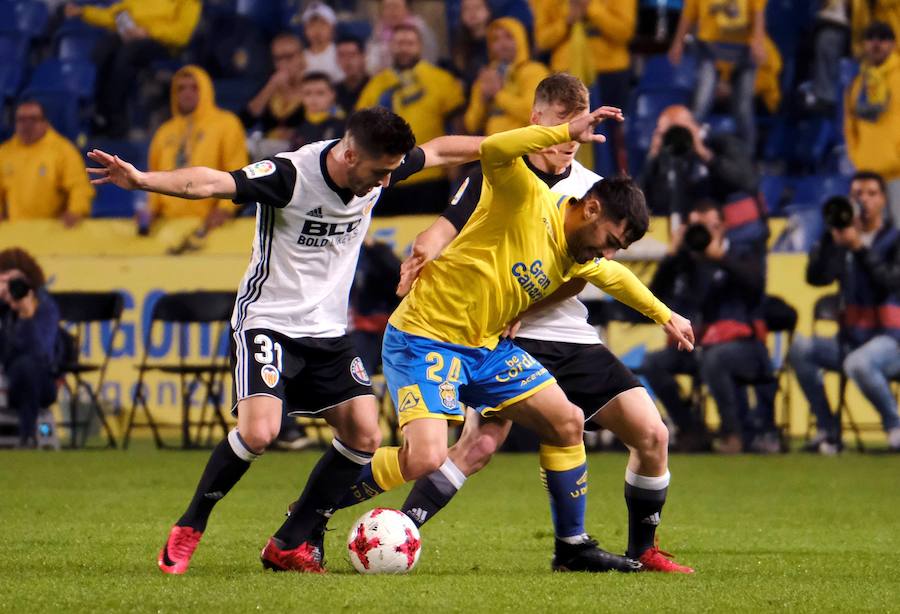 Estas son las imágenes que deja el partido de ida de octavos de Copa del Rey en el Estadio Gran Canaria