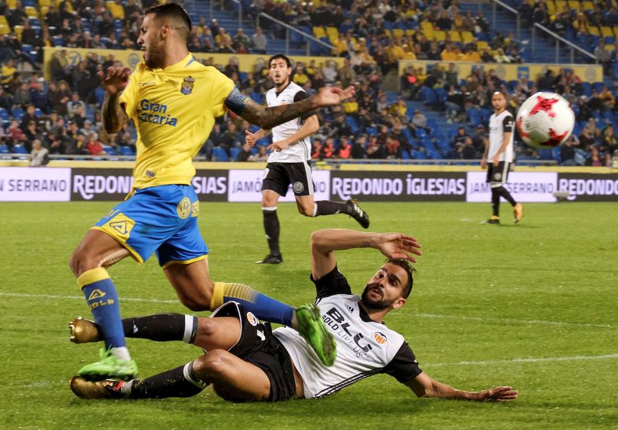 Estas son las imágenes que deja el partido de ida de octavos de Copa del Rey en el Estadio Gran Canaria