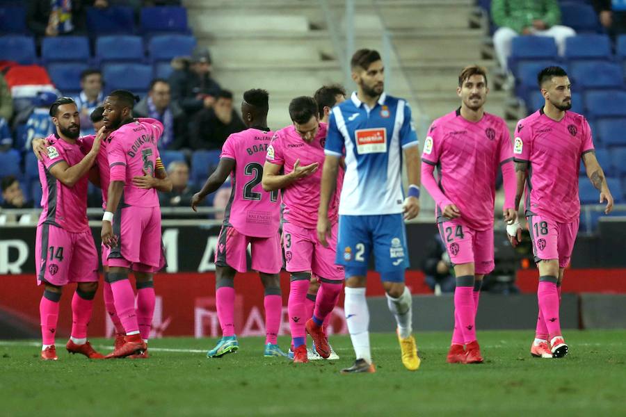 Estas son las imágenes que deja el partido de ida de octavos de Copa en Cornellà