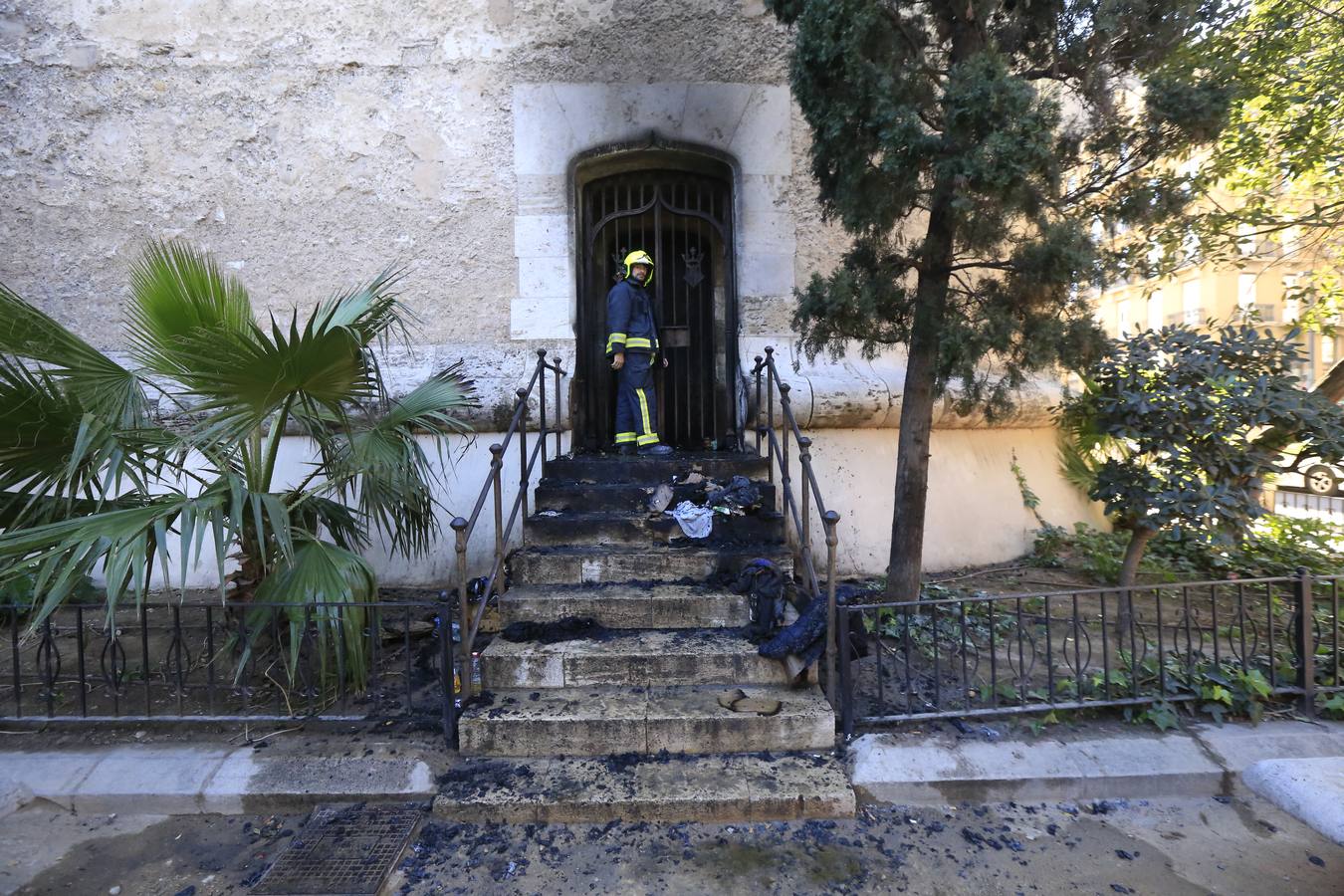 Fotos del incendio que ha afectado a las Torres de Quart de Valencia