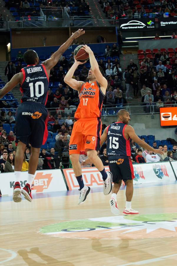 Estas son las imágenes que deja el choque de Liga en el Fernando Buesa Arena