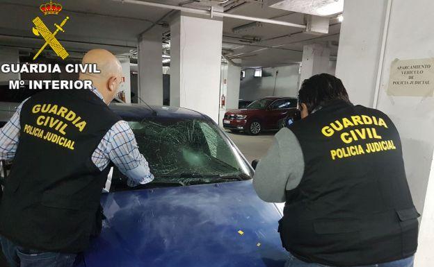 Coche utilizado para el atropello.